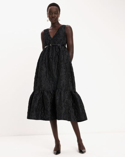 Fall Garden Midi Dress