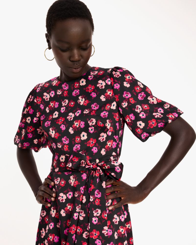 Fall Poppies Matinee Dress