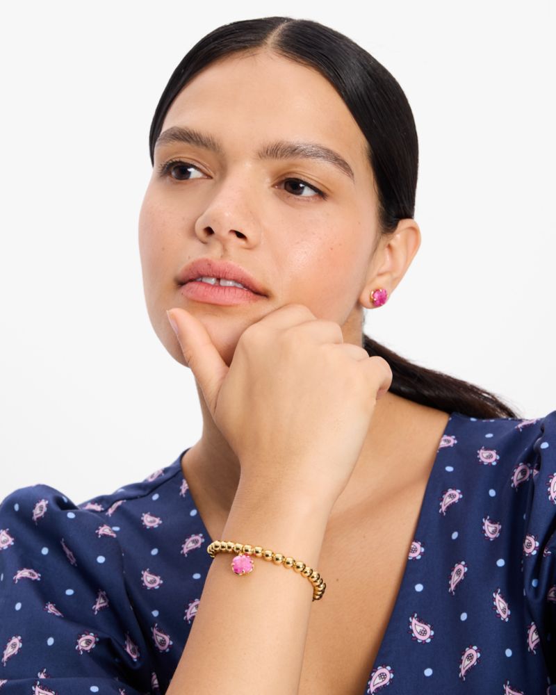 Pop Of Joy Spade Flower Stretch Bracelet