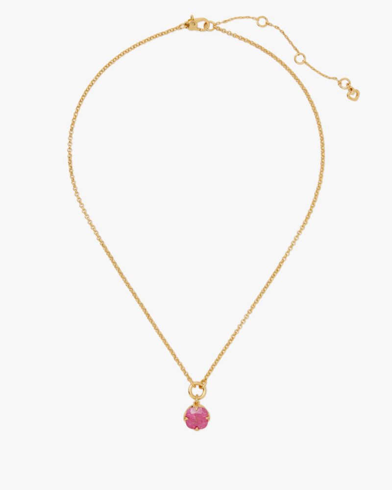 Pop Of Joy Spade Flower Pendant