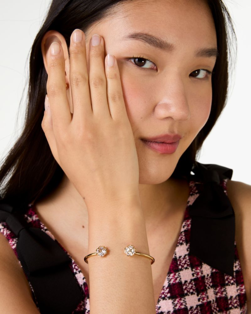 Something Sparkly Spade Hinge Cuff