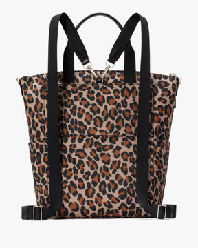 Chelsea Spotted Leopard Large Convertible Backpack