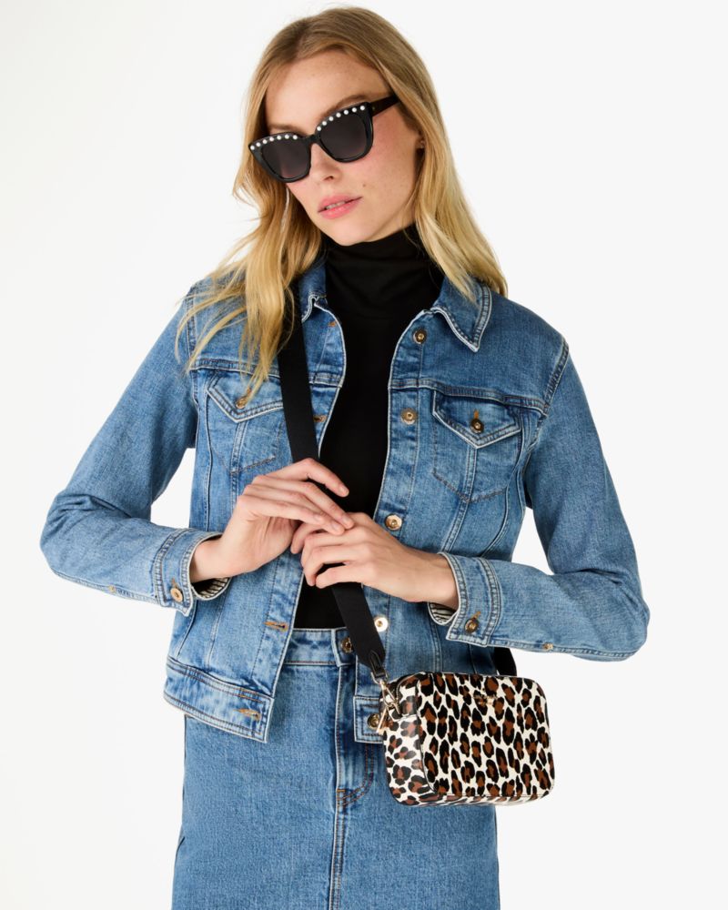 Madison Spotted Leopard Mini Camera Bag