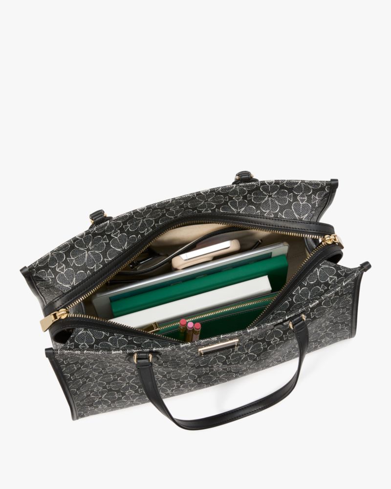 Spade Flower Coated Canvas Large Market Tote