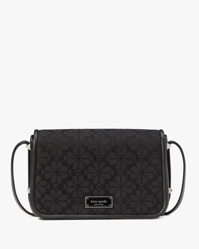 Liv Spade Flower Jacquard Crossbody Bag