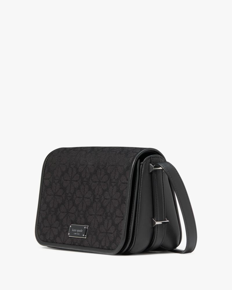 Liv Spade Flower Jacquard Crossbody Bag