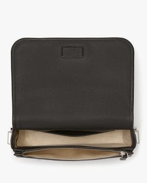 Liv Spade Flower Jacquard Crossbody Bag