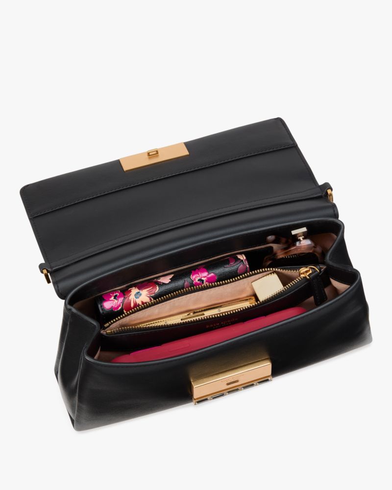 Grace Embellished Lock Clutch