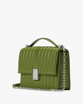 Deco Quilted Chain Shoulder Bag