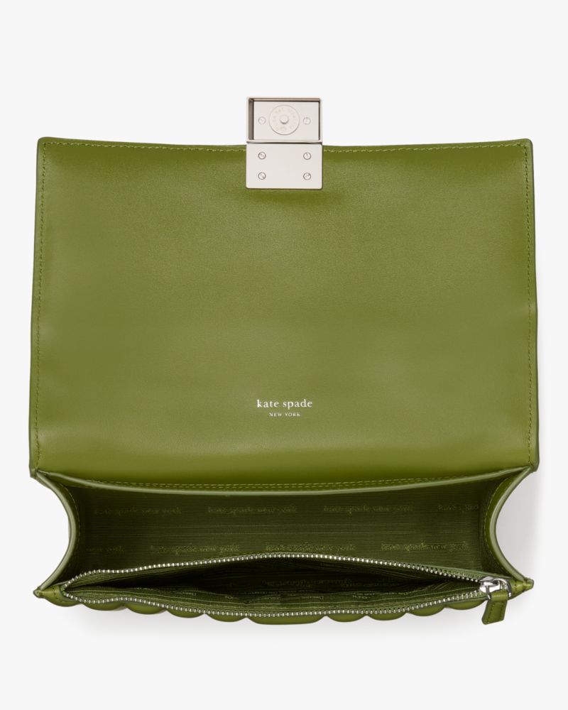 Deco Quilted Chain Shoulder Bag