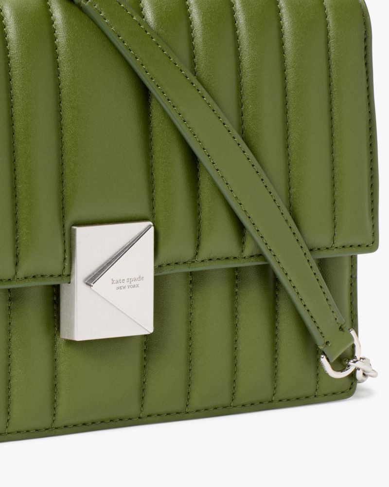 Deco Quilted Chain Shoulder Bag