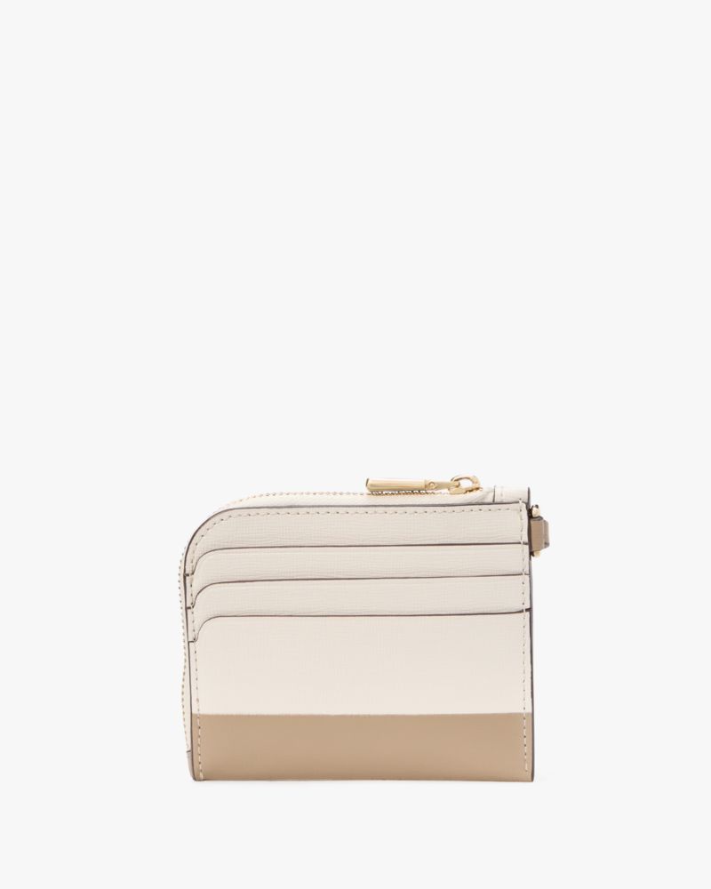Devin Colorblocked Coin Card Case Wristlet