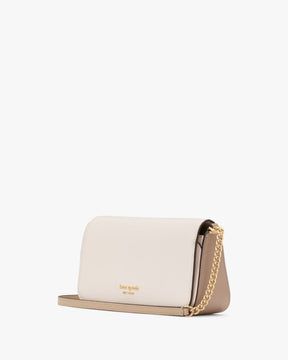 Devin Colorblocked Flap Chain Wallet