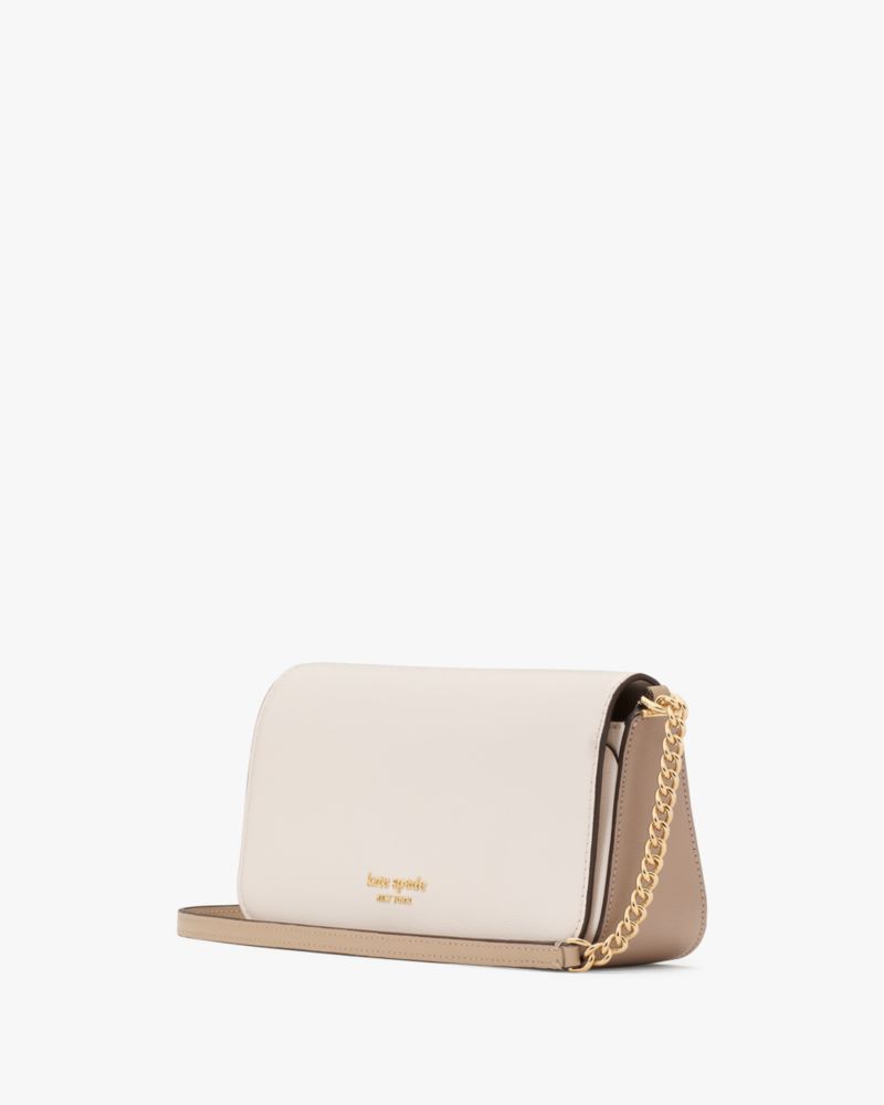 Devin Colorblocked Flap Chain Wallet