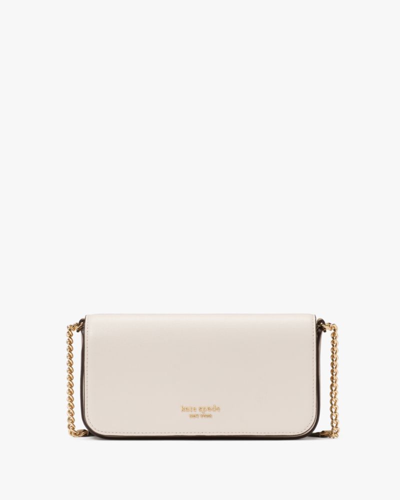 Devin Colorblocked Flap Chain Wallet