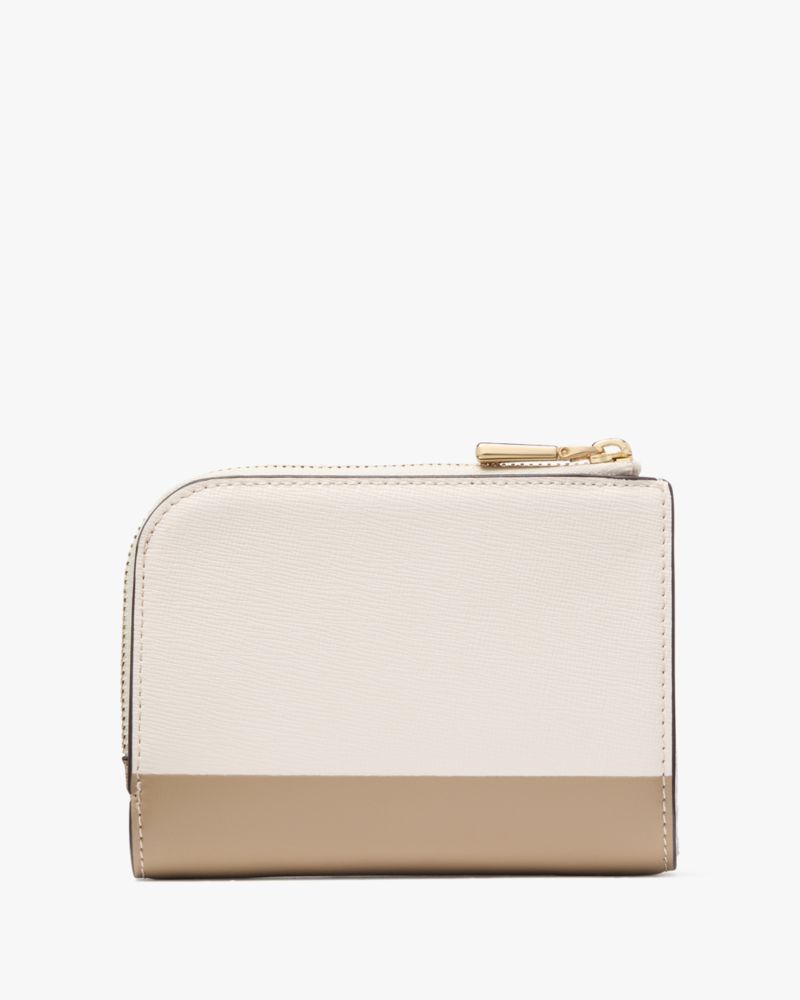 Devin Colorblocked Small Compact Wallet