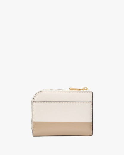 Devin Colorblocked Zip Card Case
