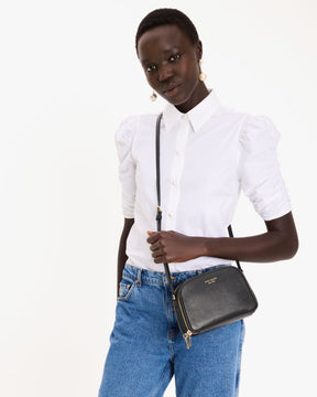 Devin Double Zip Dome Crossbody