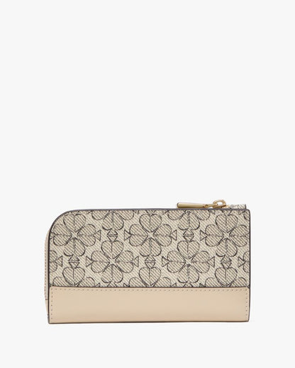 Spade Flower Small Slim Bifold Wallet