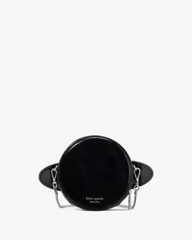 Spaced Out Embellished Metallic Micro Crossbody