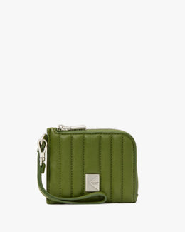 Deco Quilted Card Case Wristlet