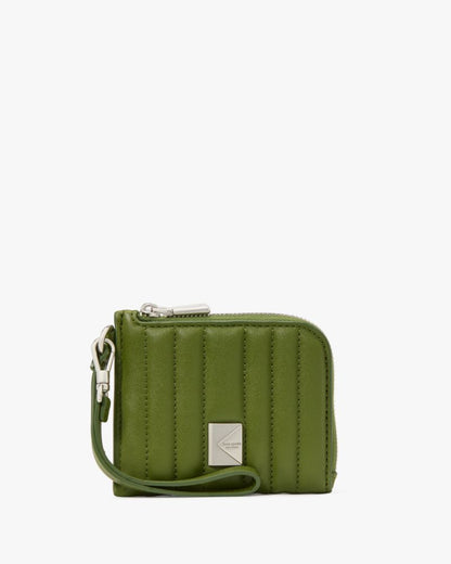 Deco Quilted Card Case Wristlet