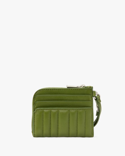 Deco Quilted Card Case Wristlet