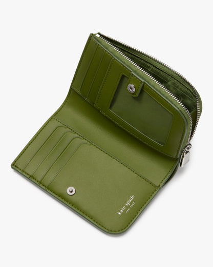 Deco Quilted Compact Wallet