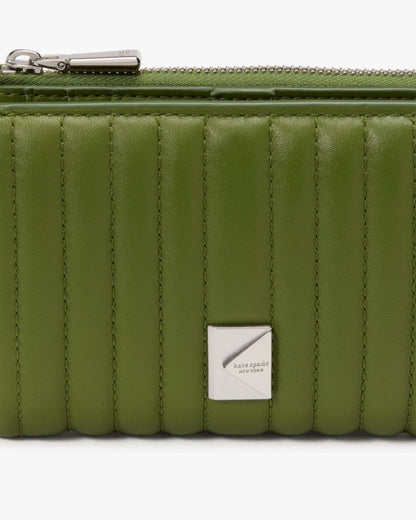 Deco Quilted Compact Wallet