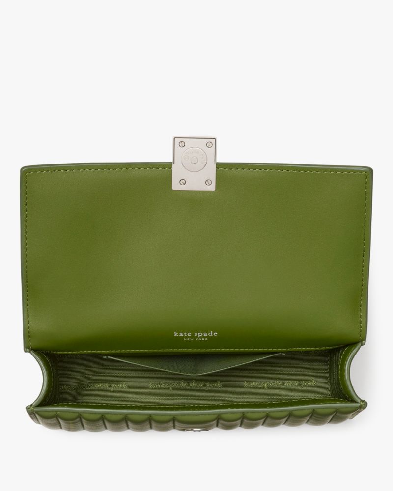 Deco Quilted Mini Flap Chain Crossbody