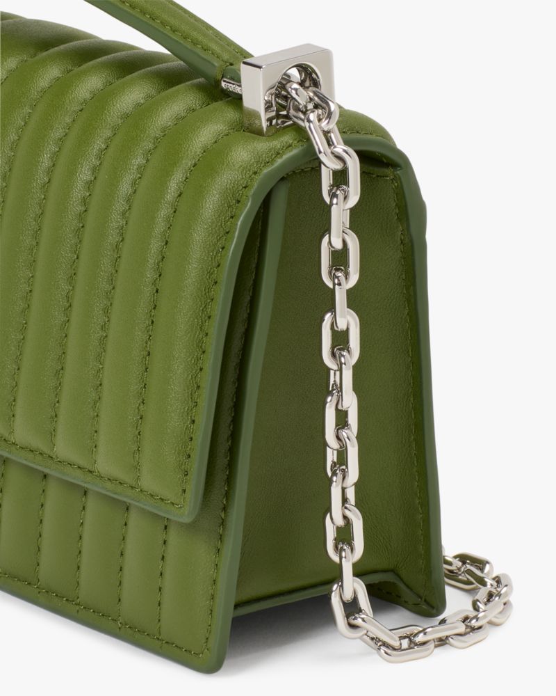 Deco Quilted Mini Flap Chain Crossbody