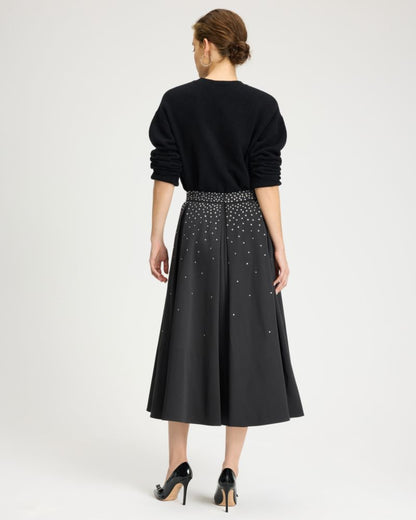 Embellished Midi Skirt