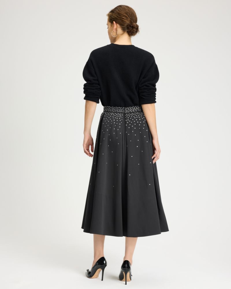 Embellished Midi Skirt