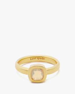 Kate Spade Fine Time To Shine Gem Ring