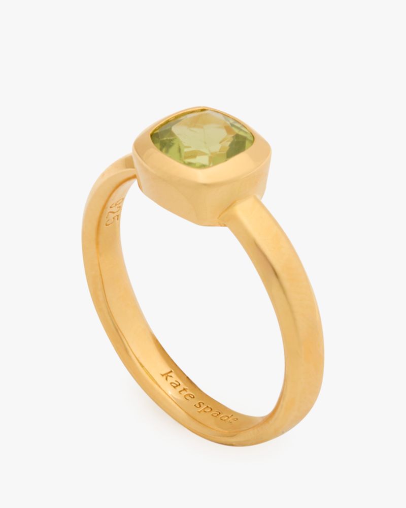 Kate Spade Fine Time To Shine Gem Ring