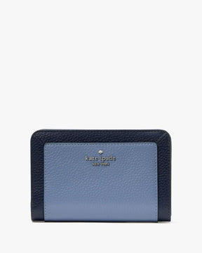 Lena Colorblock Medium Compact Bifold Wallet