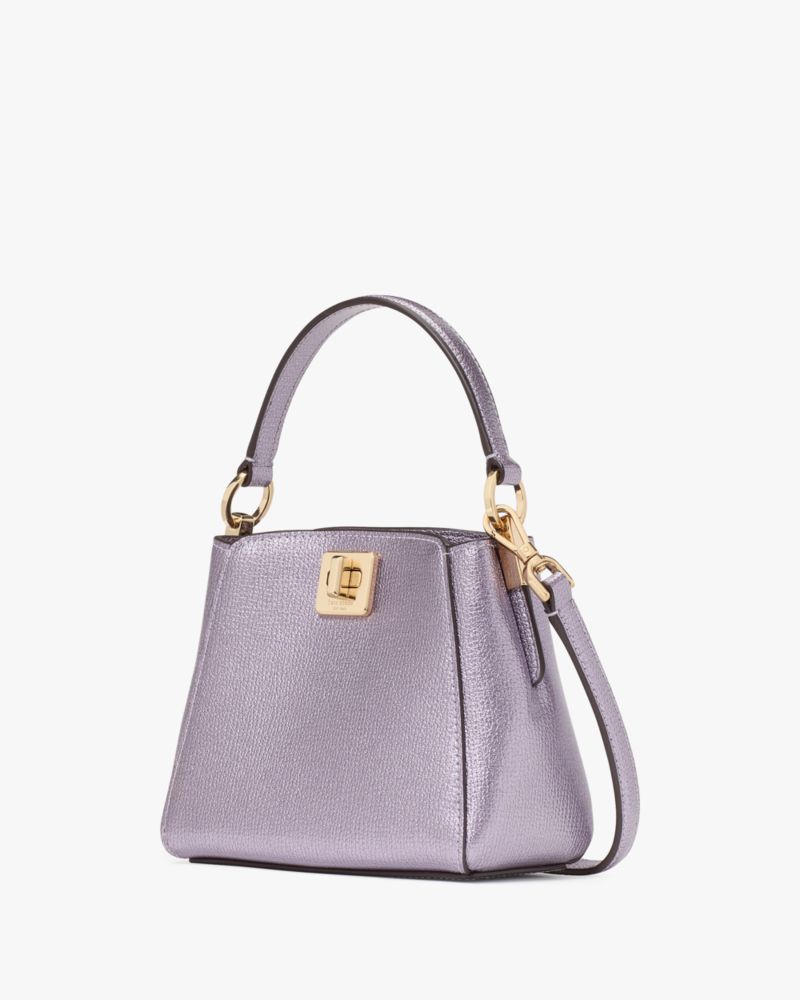 Phoebe Metallic Mini Top Handle Crossbody