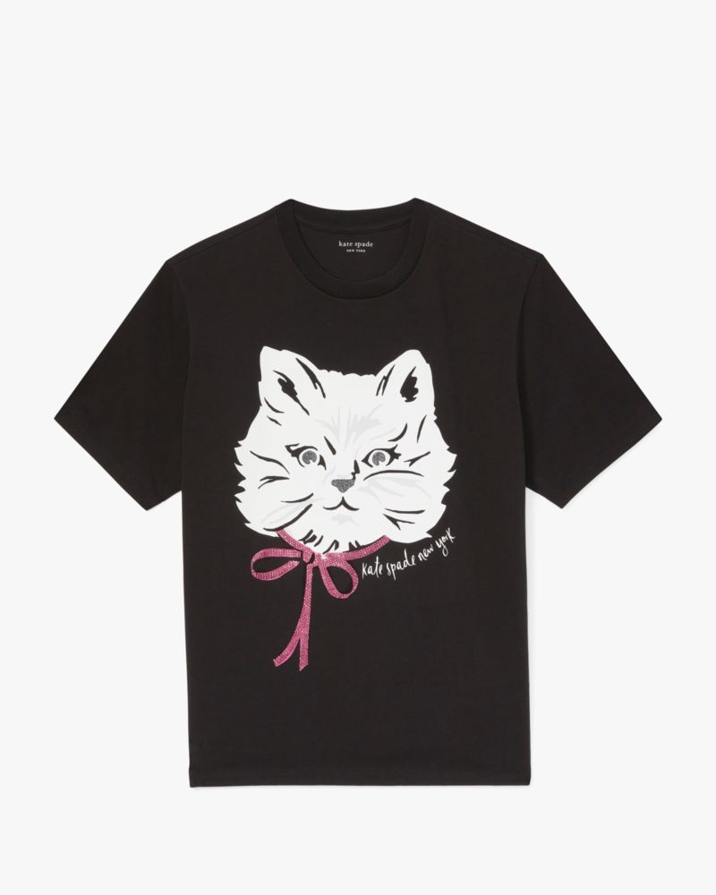 Embellished Cat Tee
