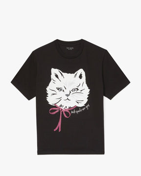 Embellished Cat Tee