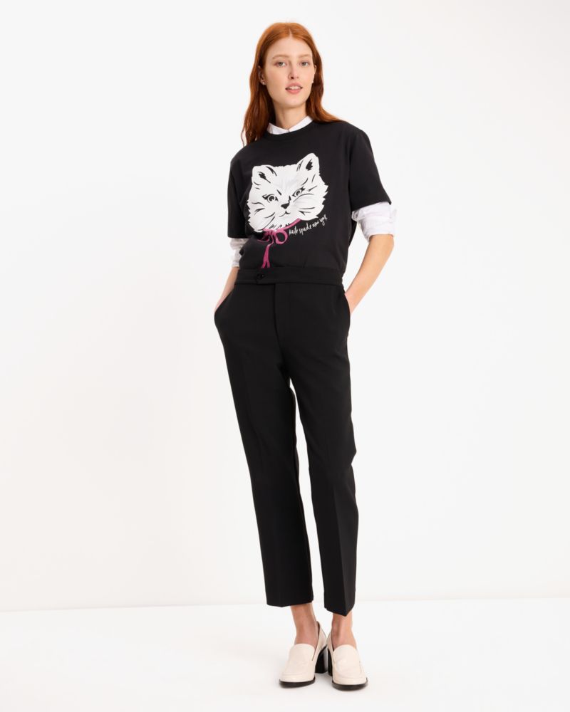 Embellished Cat Tee