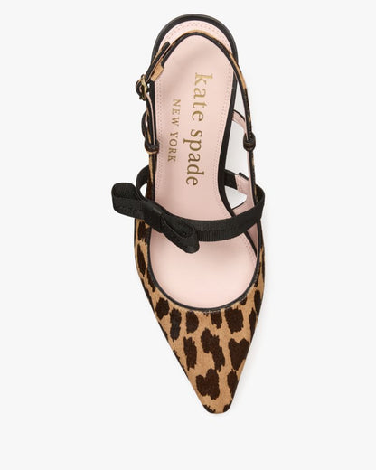 Maritza Leopard Slingback Pumps