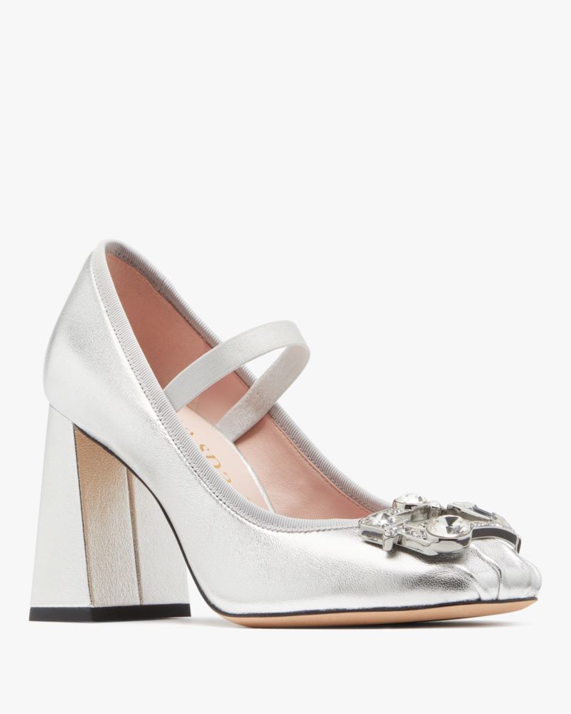 Renata Metallic Mary Jane Pumps