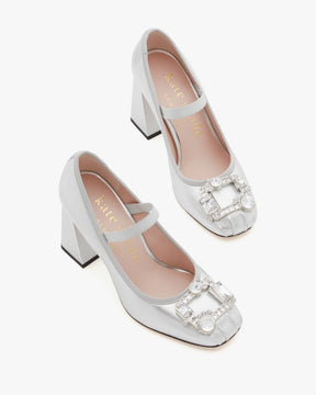 Renata Metallic Mary Jane Pumps