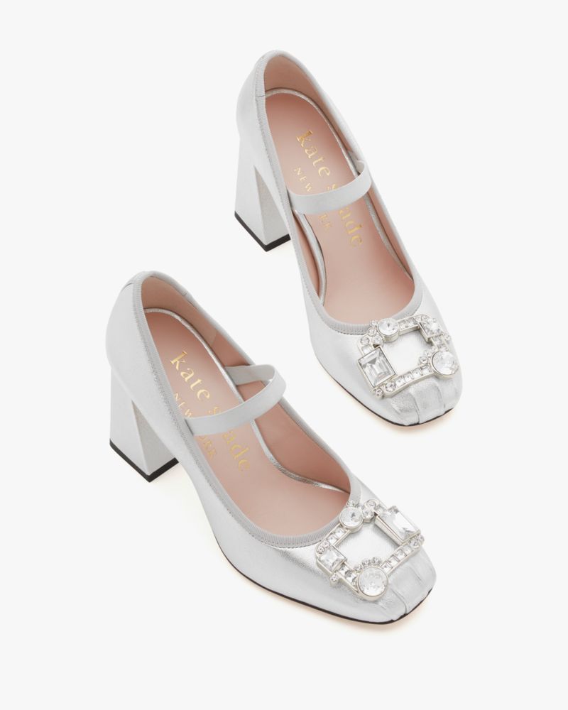 Renata Metallic Mary Jane Pumps