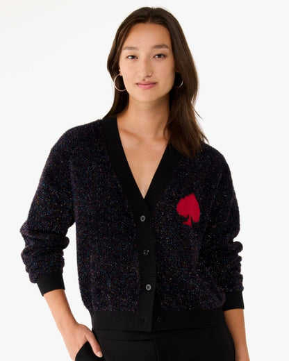 Spade Logo Sparkle Cardigan