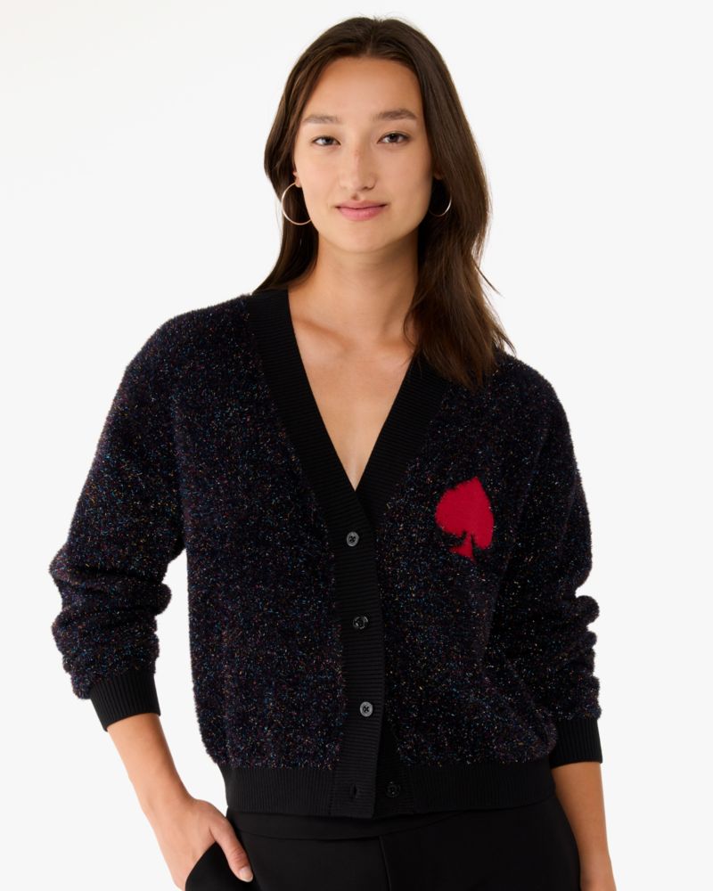 Spade Logo Sparkle Cardigan