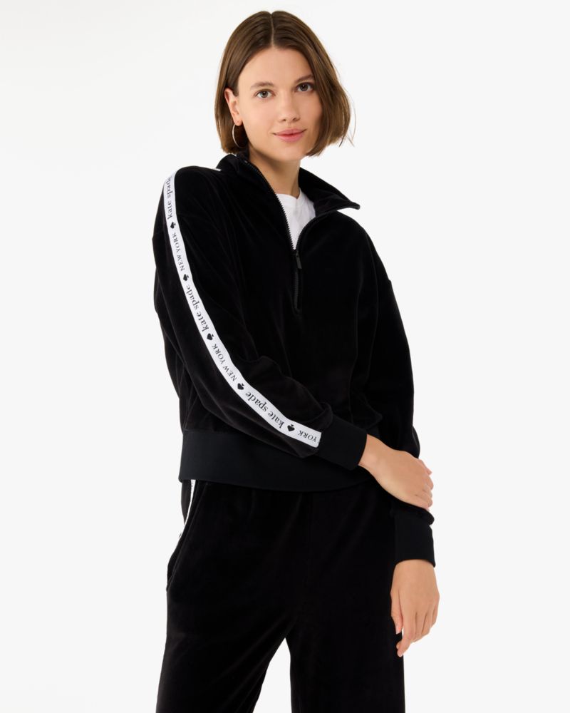 Logo Tape Half-zip Sweatshirt