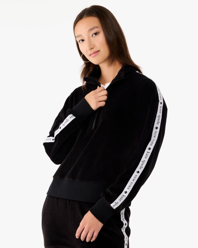 Logo Tape Half-zip Sweatshirt