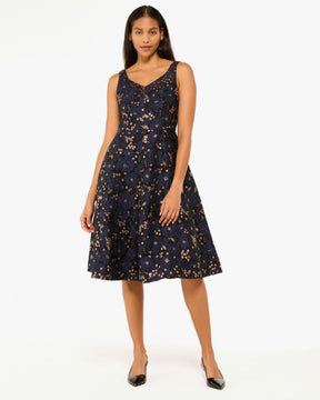 Full Bloom Metallic Grace Dress