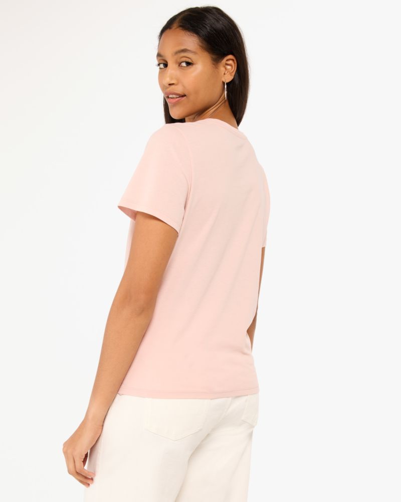 Glitter Embellished Logo Tee